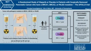 A Randomized Study of Olaparib or Placebo in Patients with Surgically Removed Pancreatic Cancer who have a BRCA BRCA or PALB Mutation